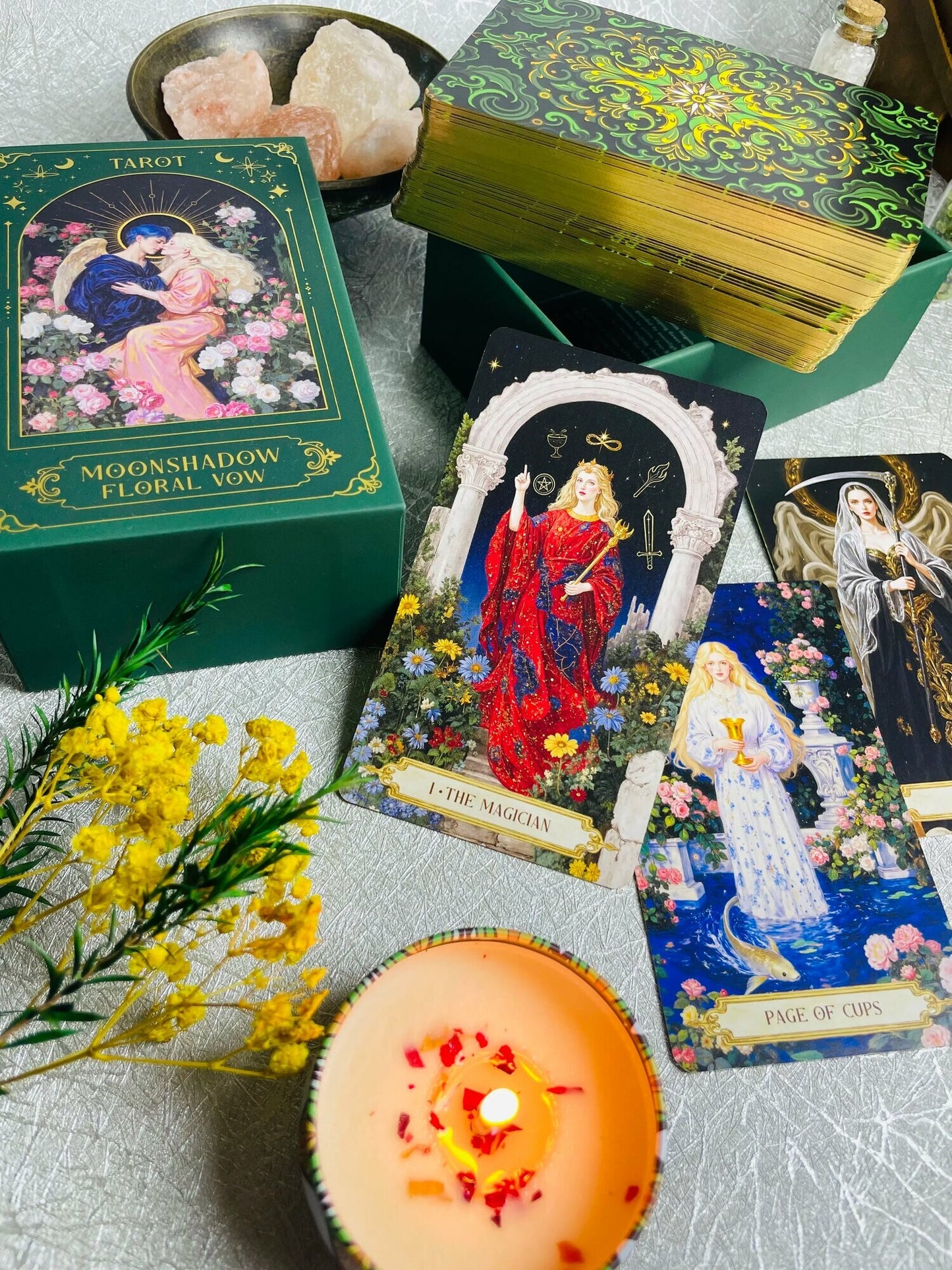 Moonshadow Floral Vow Tarot
