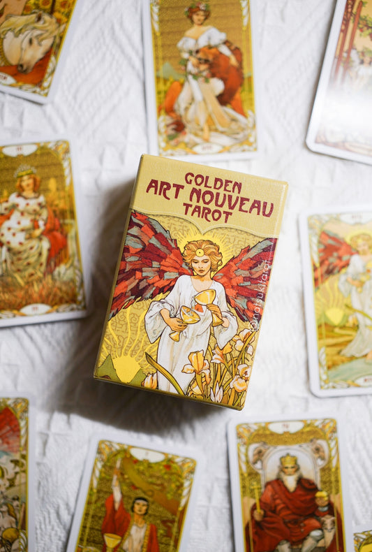 Golden Art Nouveau Tarot Mini