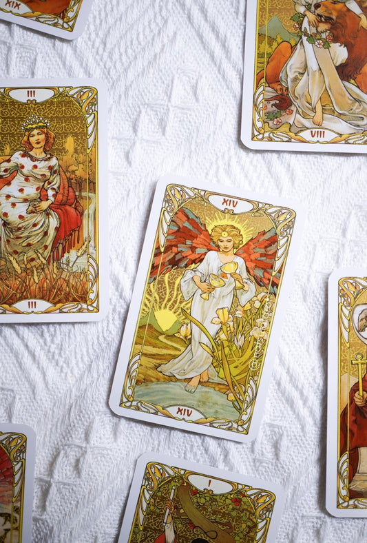 Golden Art Nouveau Tarot Mini